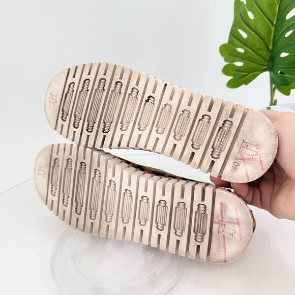 Ilse Jacobsen Women Tulip Flat Size 40 10 Slip On Shoe Brown Perforated Fabric - Picture 10 of 14